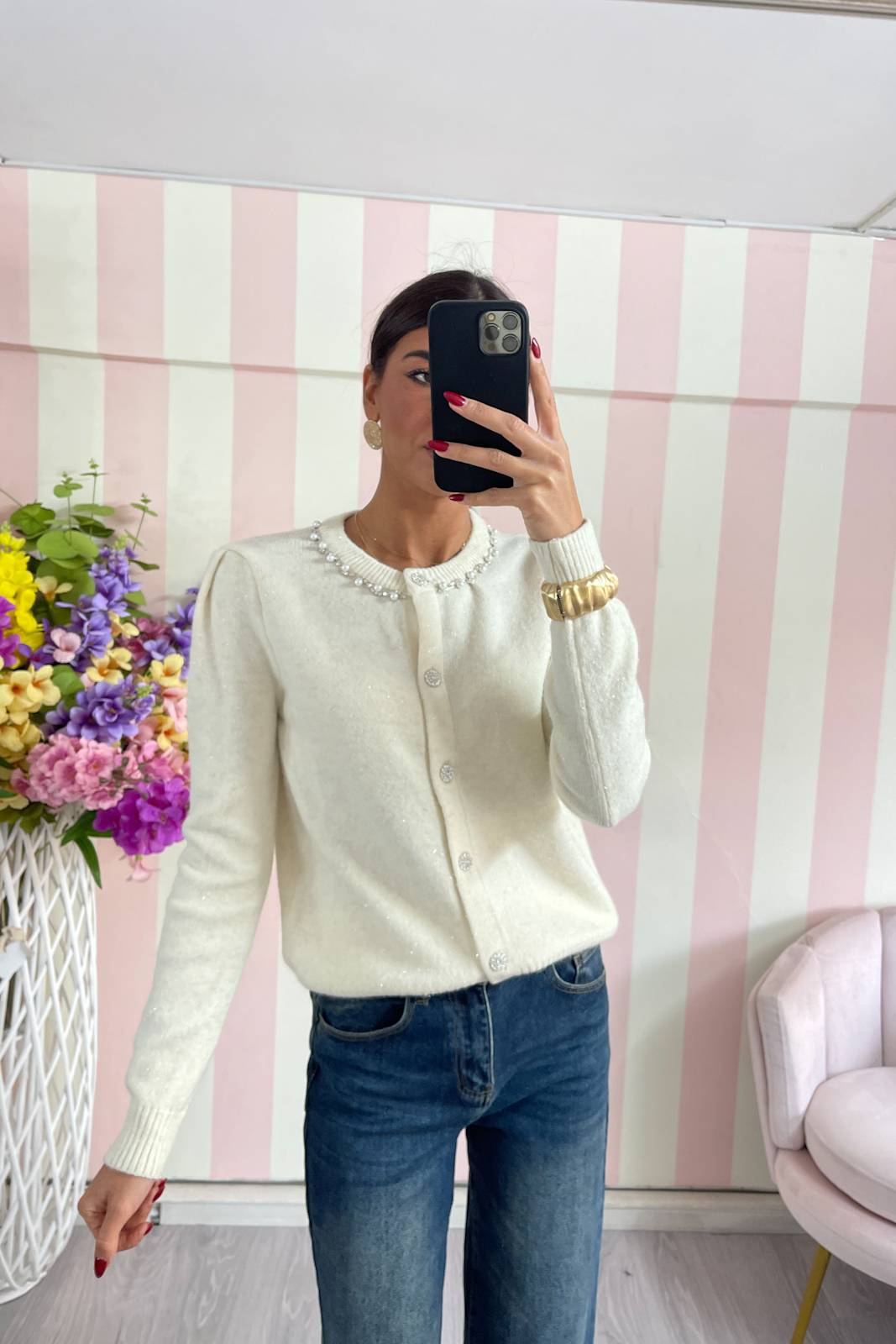 STORIA CARDIGAN GIOIELLO