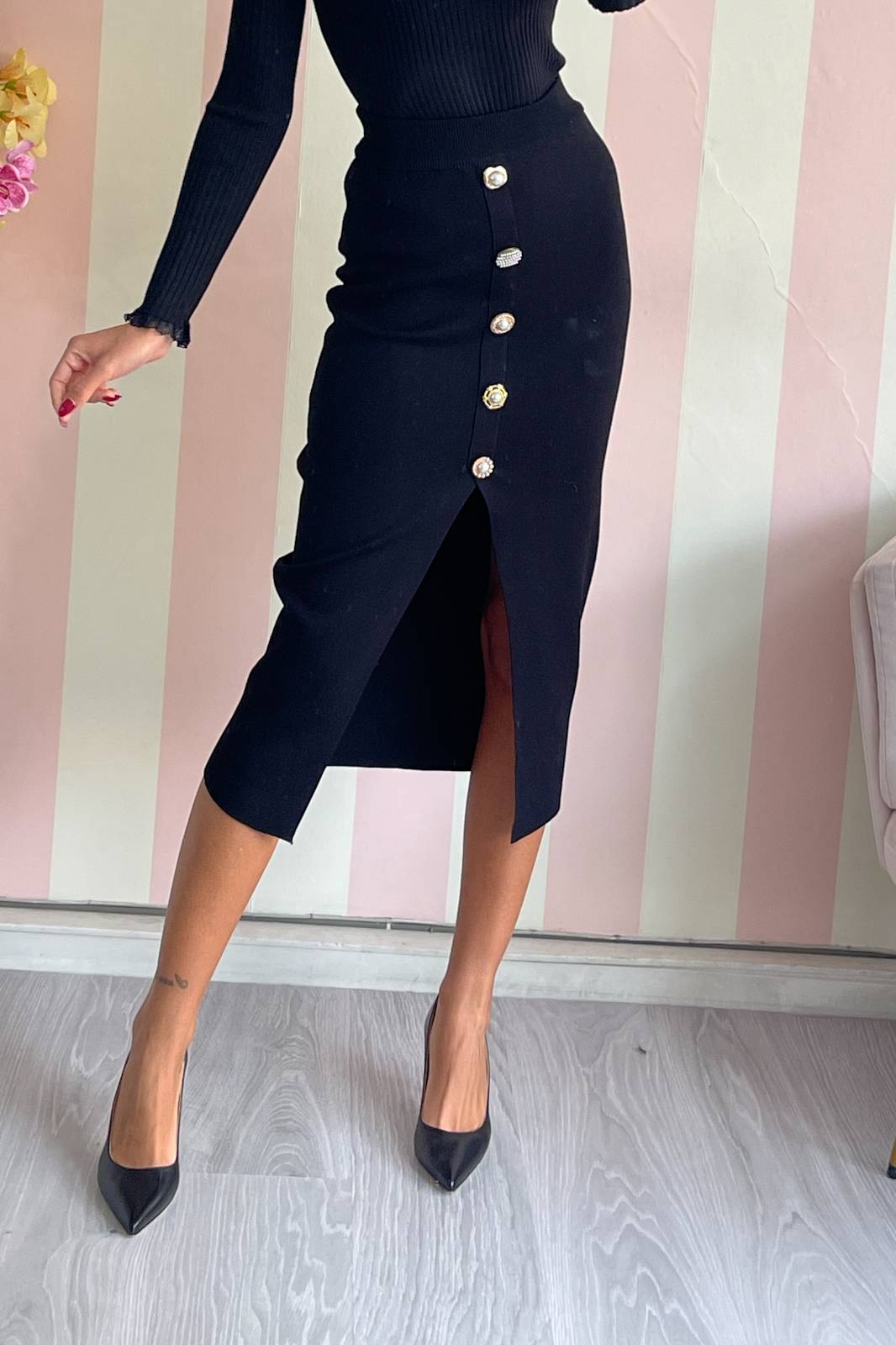 STORIA GONNA LONGUETTE SMERALDO