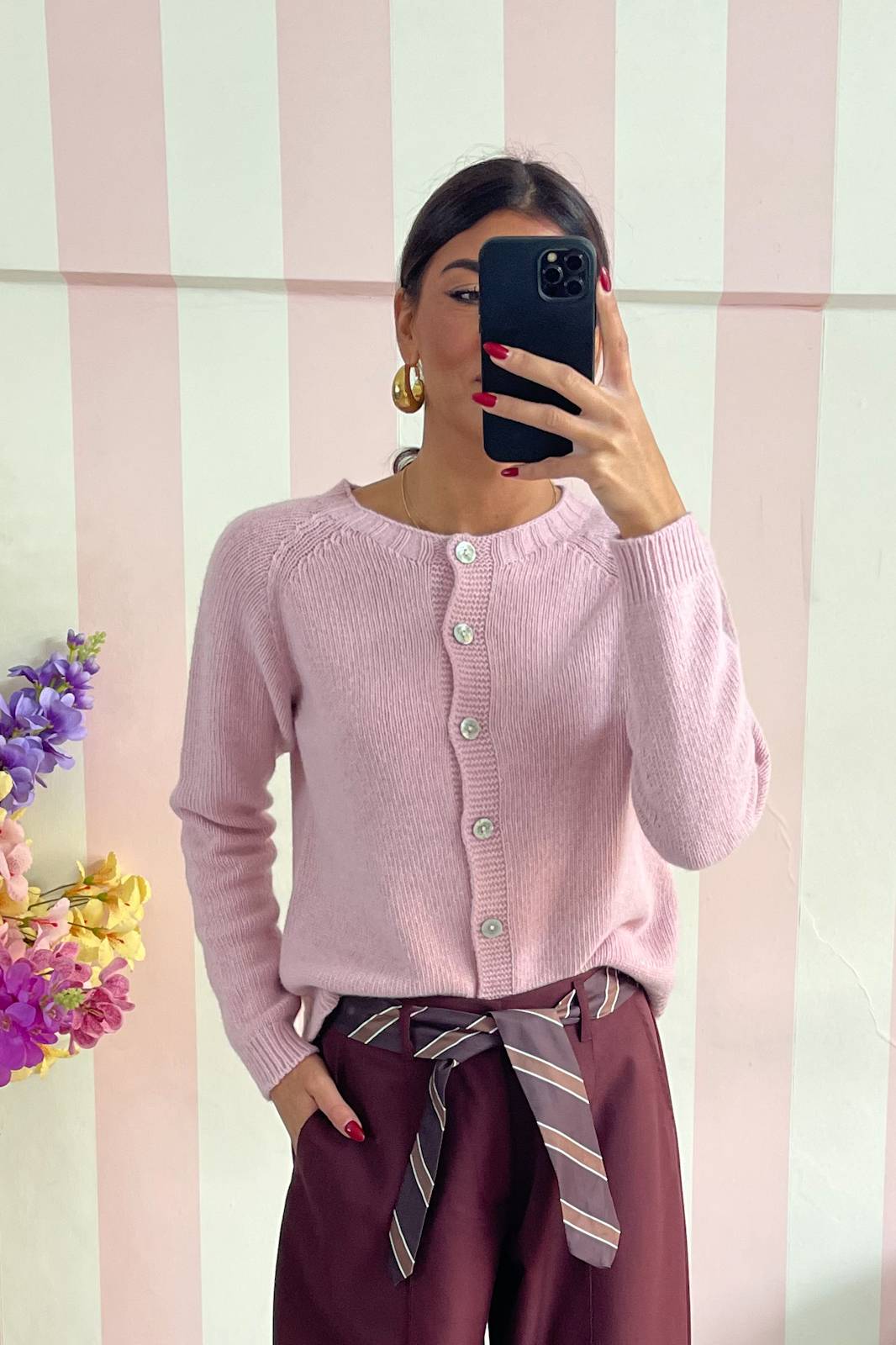 STORIA CARDIGAN IN LANA E CASHMERE