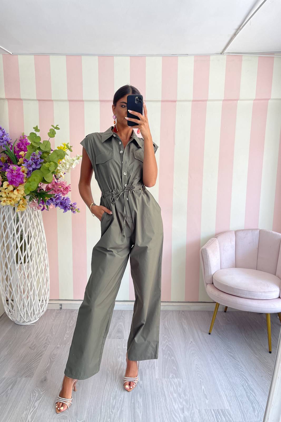 STORIA JUMPSUIT IN COTONE