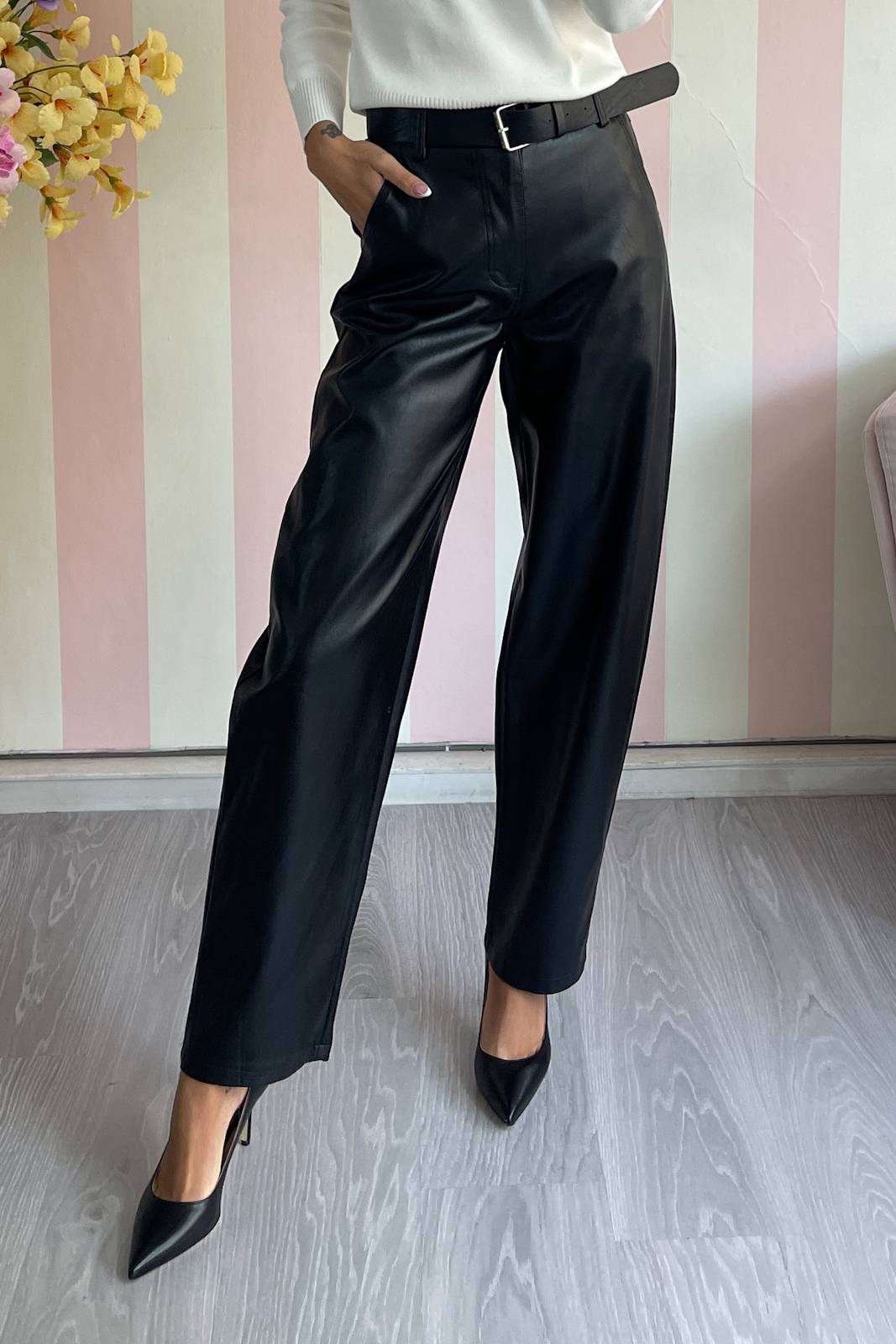 STORIA PANTALONI ECO-PELLE