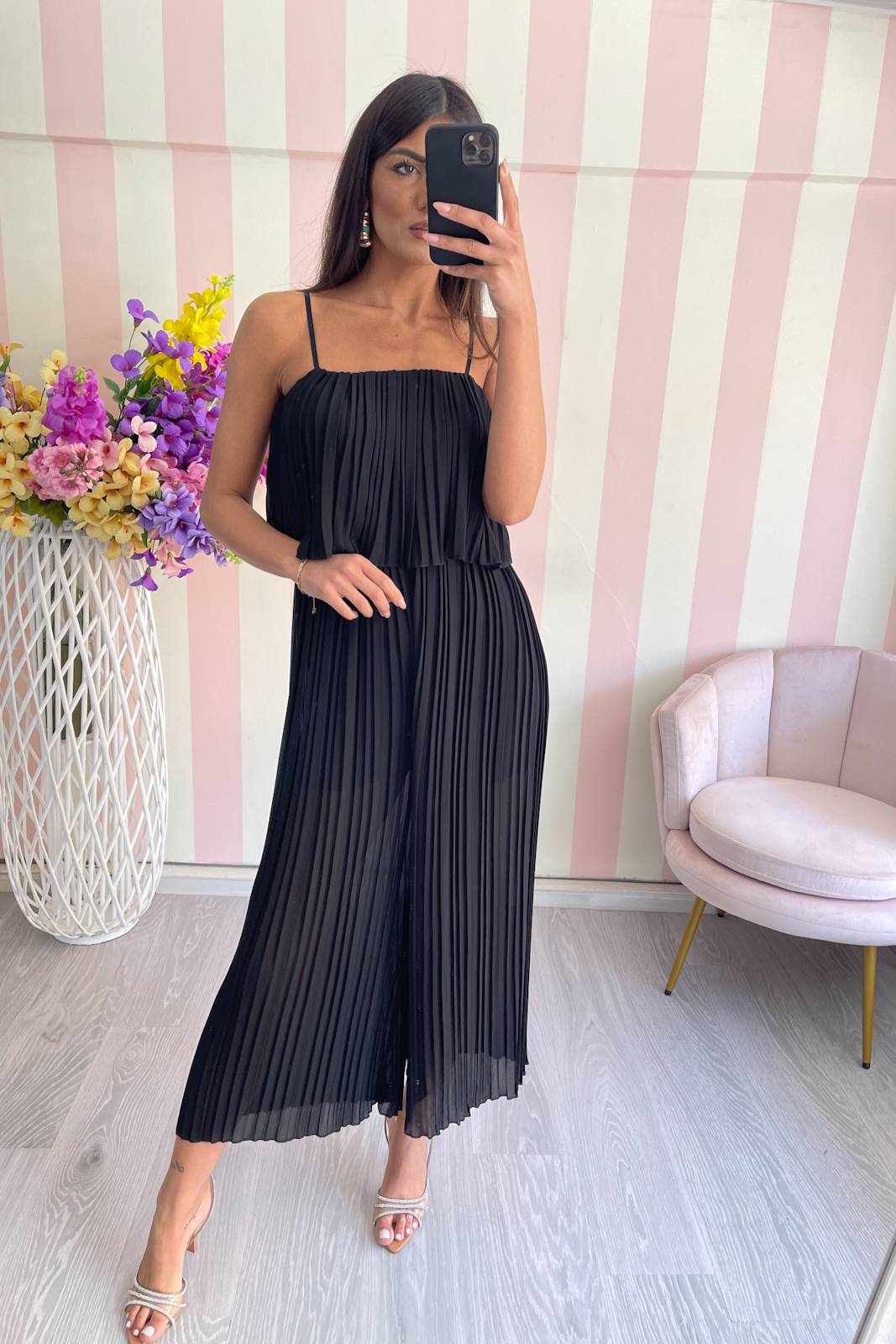 STORIA JUMPSUIT PLISSE'