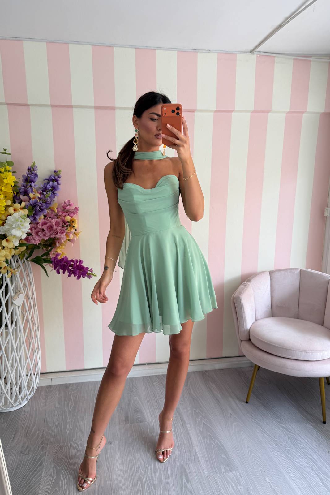 STORIA ABITO IN CHIFFON HELENA