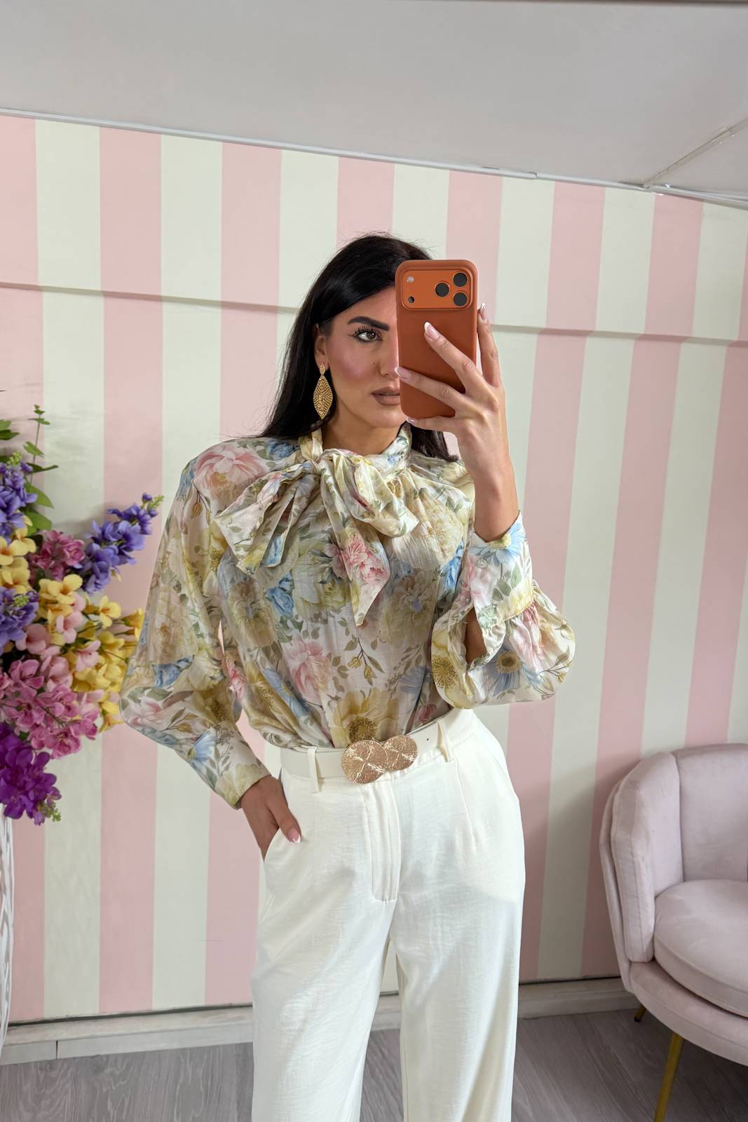 STORIA CAMICIA STAMPA FLOREALE-KAROL