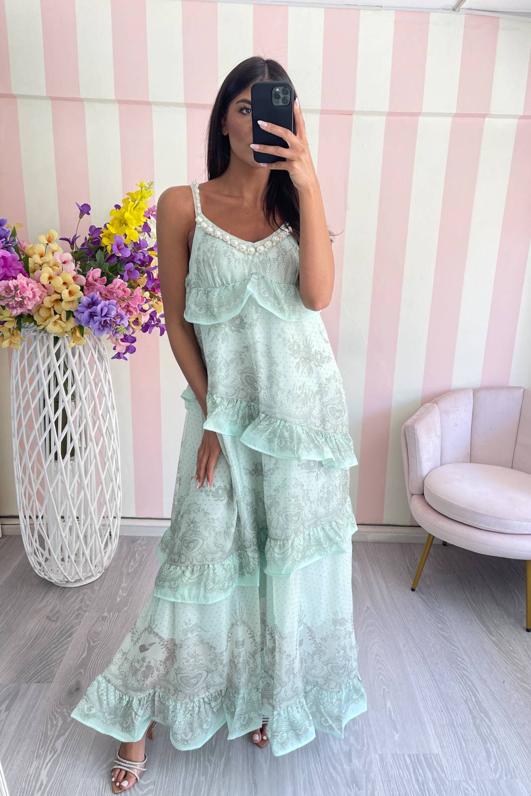 STORIA MAXI-DRESS PORTOFINO