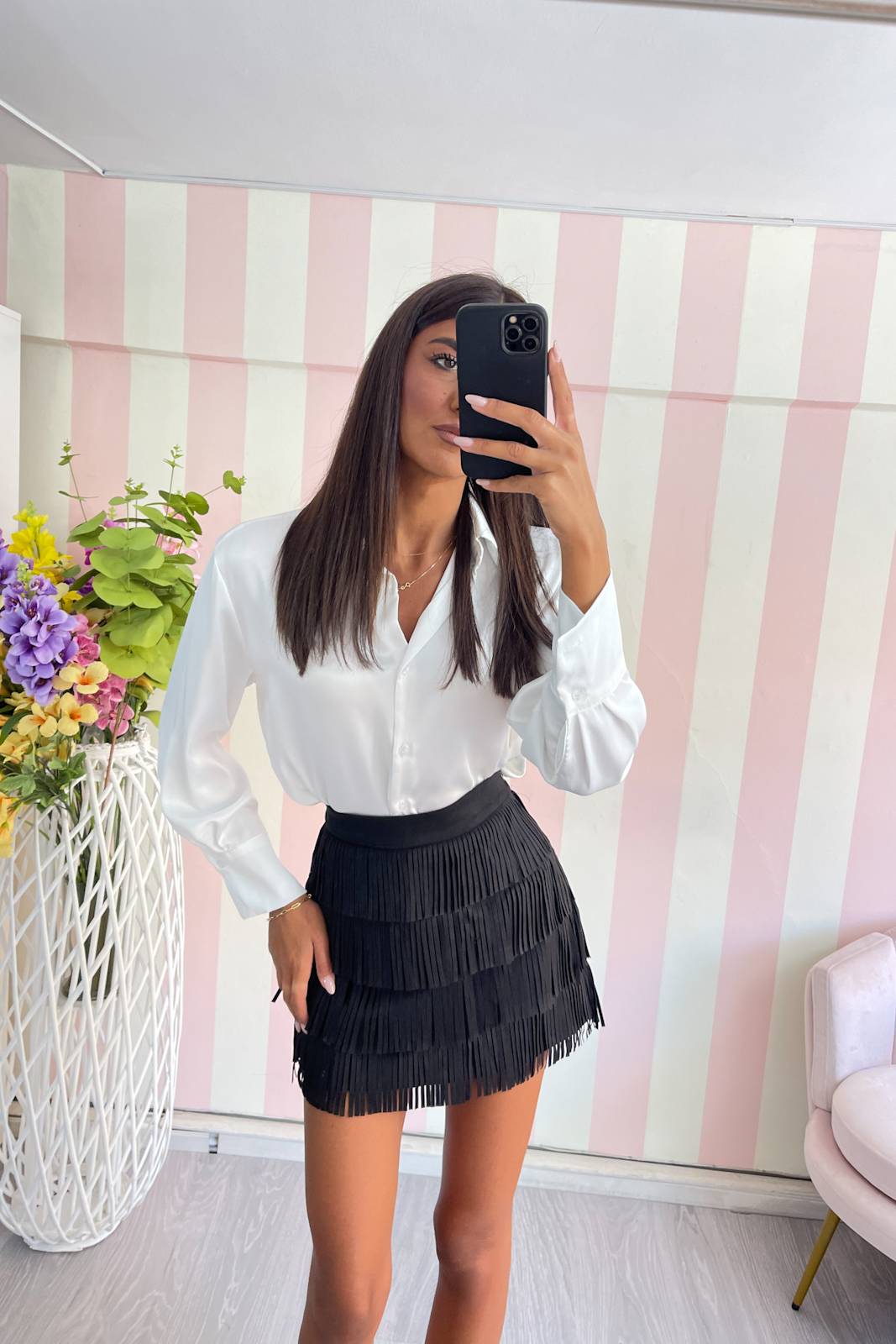 STORIA CAMICIA IN SATIN