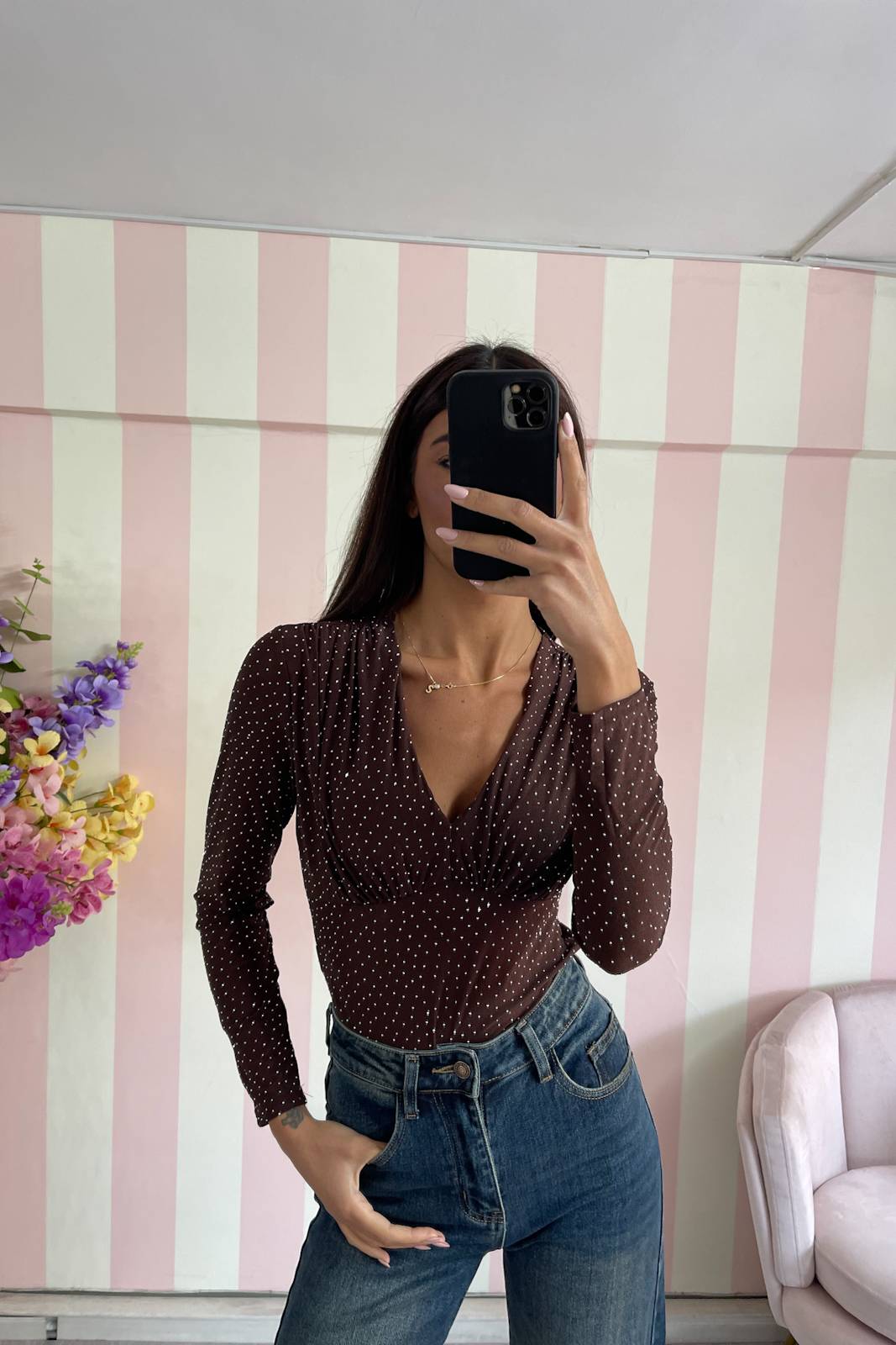 STORIA BODY CON MICRO PAILLETTE