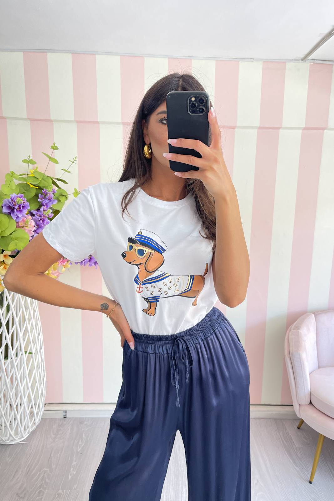 STORIA T-SHIRT BASSOTTO