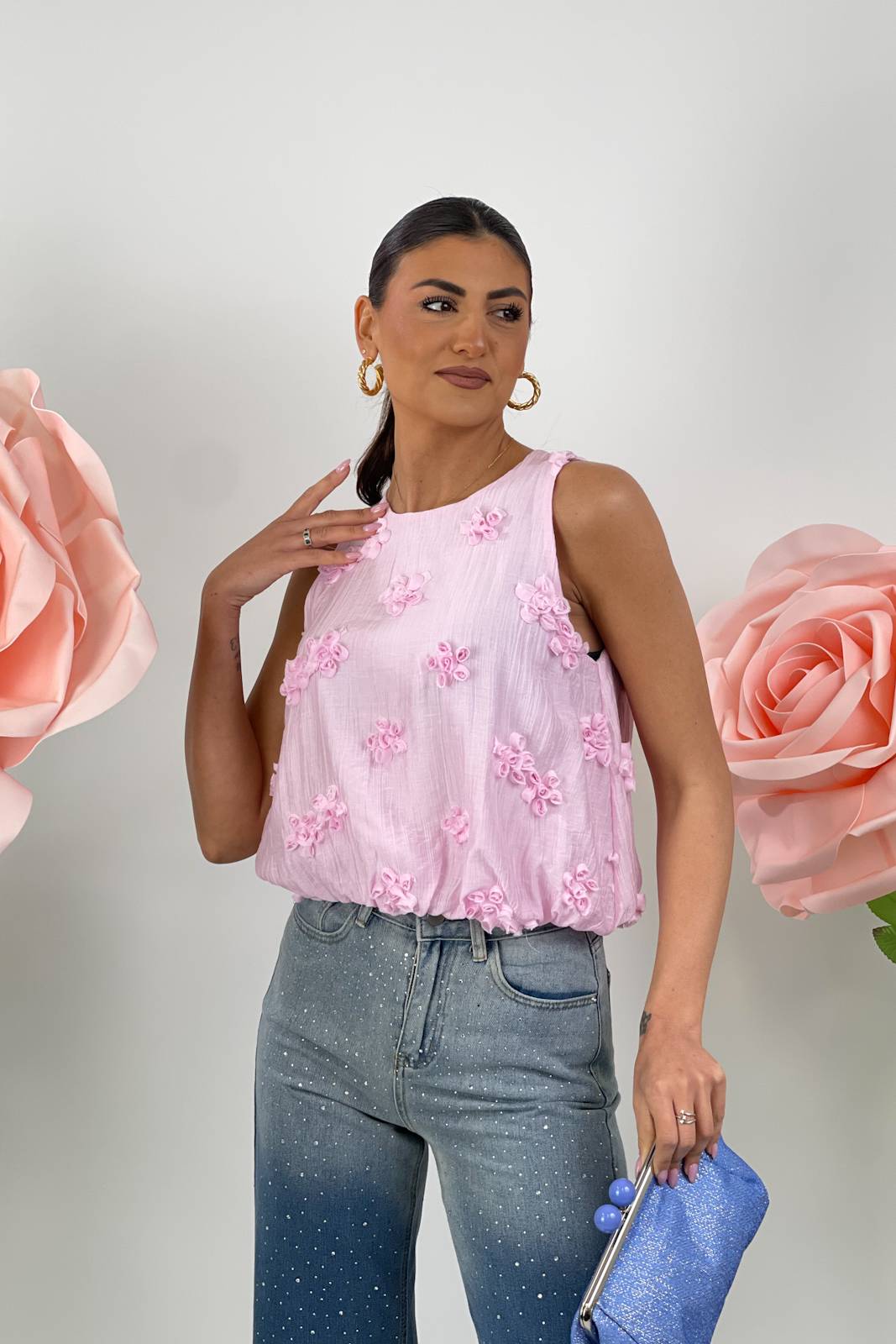 STORIA BLUSA A PALLONCINO