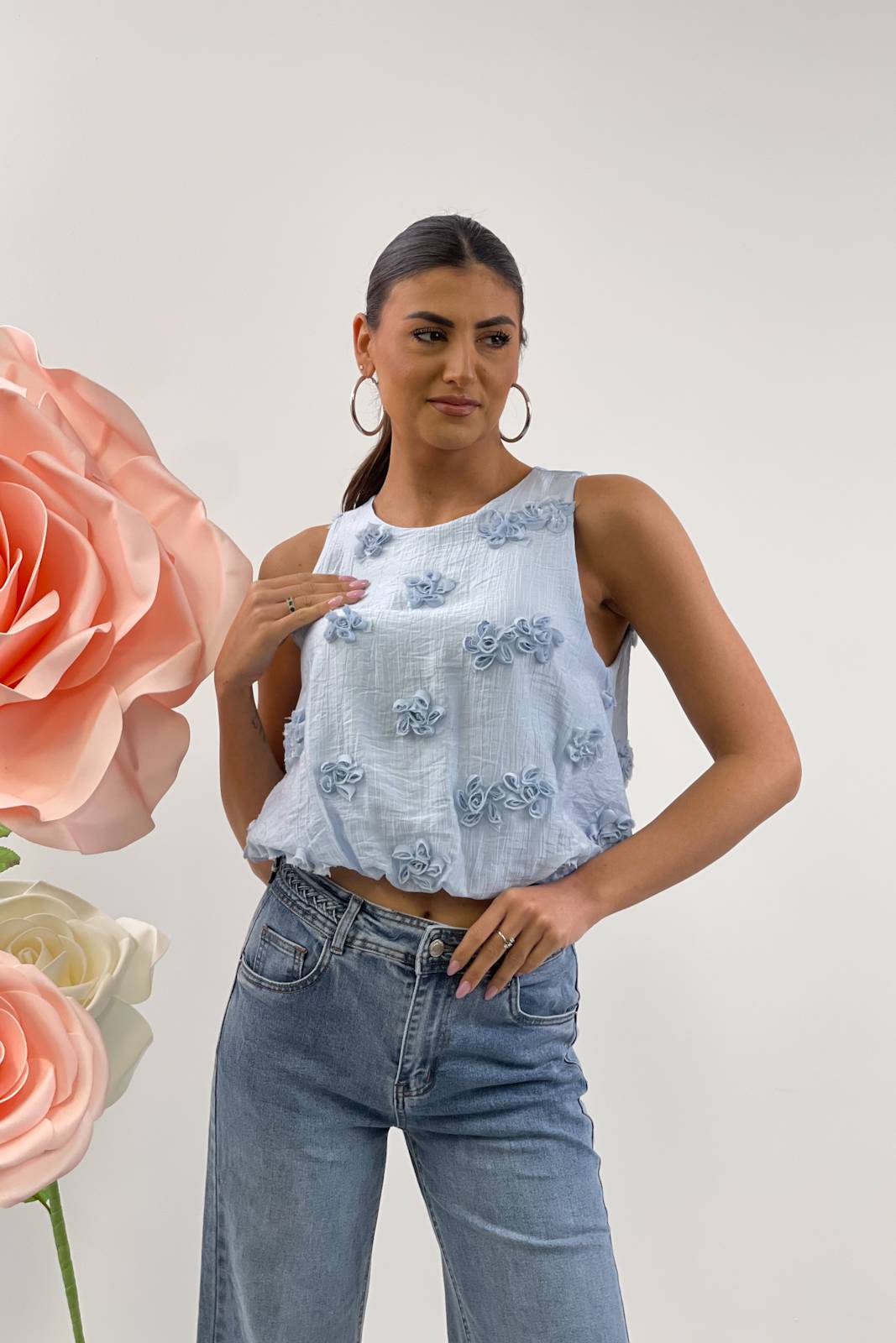 STORIA BLUSA A PALLONCINO