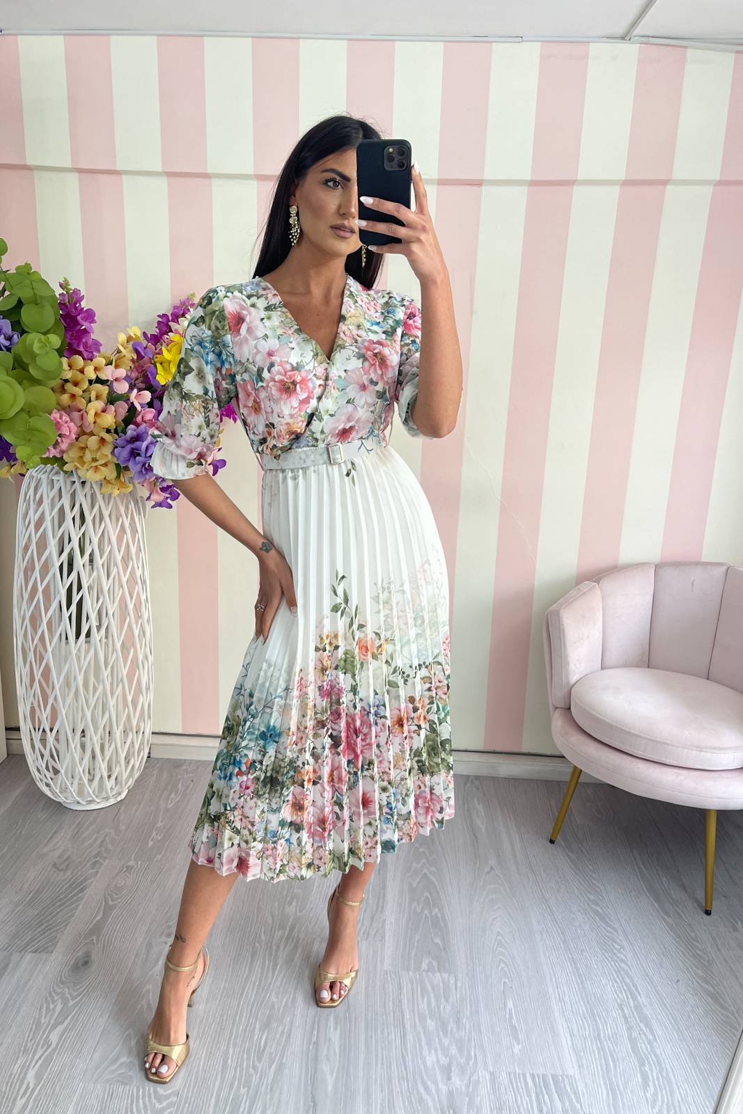 STORIA ABITO FALL FLOWERS