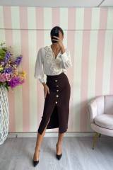 STORIA GONNA LONGUETTE SMERALDO