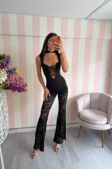 STORIA JUMPSUIT IN PIZZO