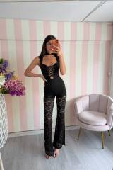 STORIA JUMPSUIT IN PIZZO
