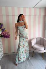 STORIA IN PRE-ORDINE ABITO LUNGO IN CHIFFON-EMELIE