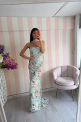 STORIA IN PRE-ORDINE ABITO LUNGO IN CHIFFON-EMELIE