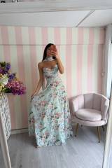 STORIA IN PRE-ORDINE ABITO LUNGO IN CHIFFON -ROSALINDA