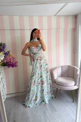 STORIA IN PRE-ORDINE ABITO LUNGO IN CHIFFON -ROSALINDA