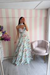 STORIA IN PRE-ORDINE ABITO LUNGO IN CHIFFON -ROSALINDA
