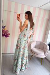 STORIA IN PRE-ORDINE ABITO LUNGO IN CHIFFON -ROSALINDA