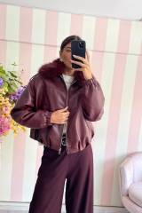 STORIA GIUBBINO IN ECOPELLE JANET