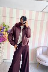 STORIA GIUBBINO IN ECOPELLE JANET