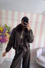 STORIA GIUBBINO IN ECOPELLE JANET