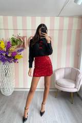 STORIA GONNA MINI IN PAILLETTES