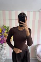 STORIA MAGLIA IN LUREX CON MERLETTO