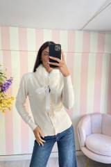 STORIA CARDIGAN GIOIELLO CON COLLETTO IN ECO-PELLICCIA