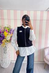 STORIA CAMICIA E GILET MOU