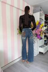STORIA JEANS TASCA CON STRASS