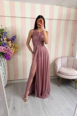 STORIA ABITO DAMIGELLA CON MICRO-PAILLETTES