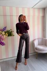 STORIA PANTALONE IN ECO-PELLE