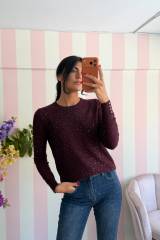 STORIA MAGLIA CON MICRO-PAILLETTES