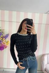 STORIA MAGLIA CON PERLINE