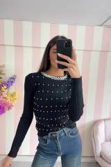 STORIA MAGLIA CON PERLINE