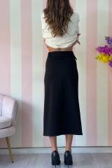 STORIA GONNA LONGUETTE CON CINTURA