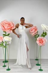 STORIA ABITO DAMIGELLA CON MICRO PAILLETES