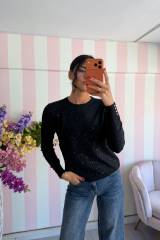 STORIA MAGLIA CON MICRO-PAILLETTES