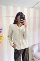 STORIA CARDIGAN CON CUORICINI MYRIAM