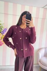 STORIA CARDIGAN CON CUORICINI MYRIAM
