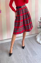 STORIA GONNA TARTAN MIDI