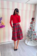 STORIA GONNA TARTAN MIDI