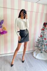 STORIA GONNA IN ECO-PELLE MARTINA