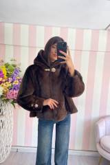 STORIA ECO-PELLICCIA AMBRA