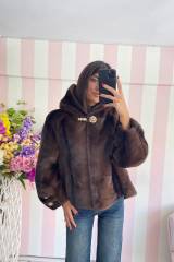 STORIA ECO-PELLICCIA AMBRA