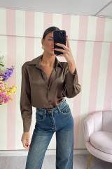 STORIA CAMICIA IN SATIN