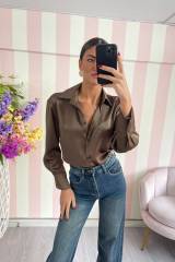 STORIA CAMICIA IN SATIN