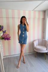 STORIA ABITO IN DENIM STELLA